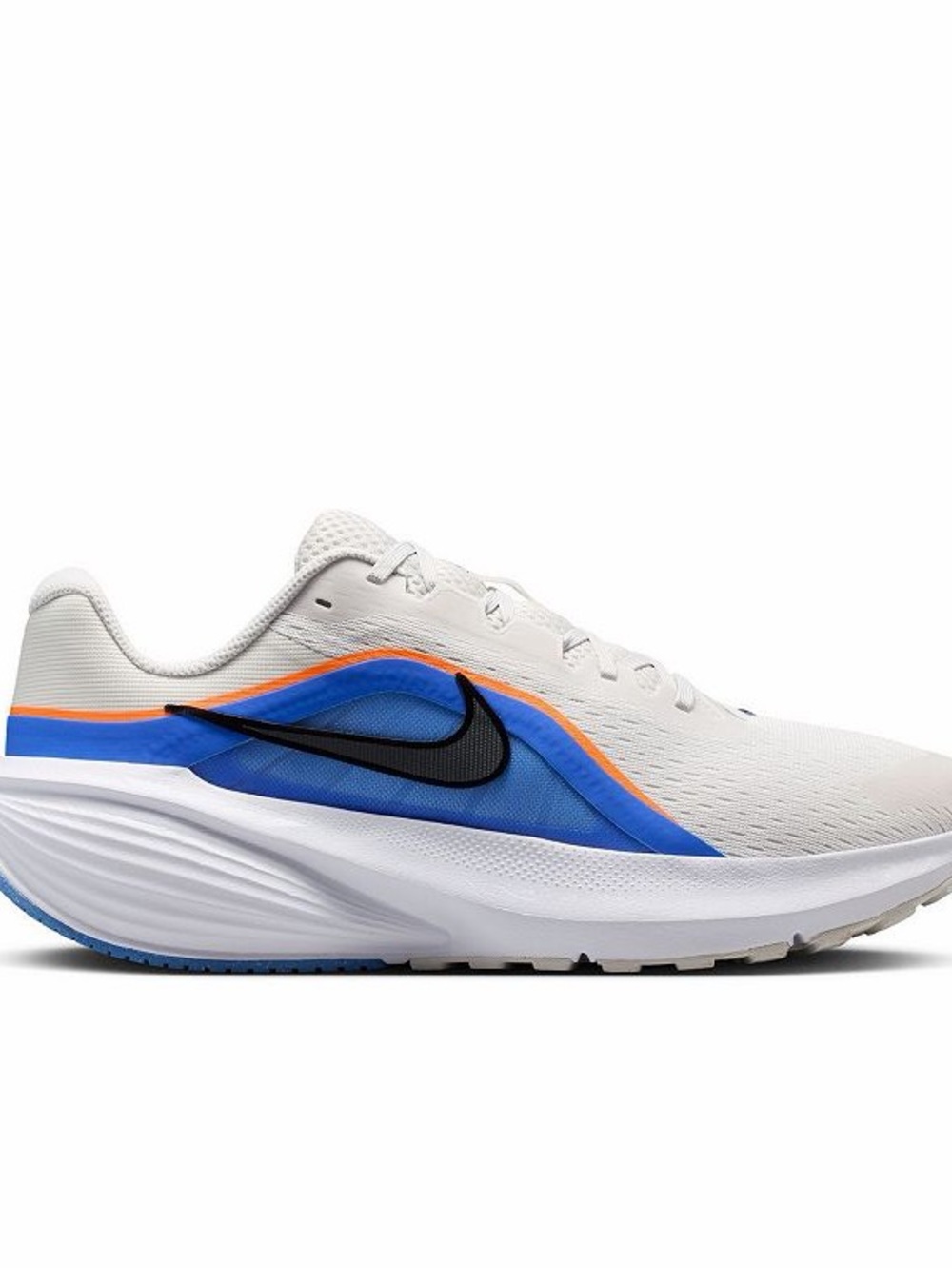 Nike Men's Downshifter 14 Running Sneakers with Blue, Orange & Black Accents